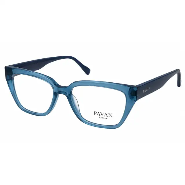 Pavan Acetato azul translúcido